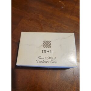 French Milled Vintage‎ Dial Soap Deodorant Soap Bar 80's - Box